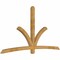 Ekena Millwork Davenport Rough Sawn Timber Gable Bracket, Western Red Cedar, 108"W x 58"H x 4"D x 4"F, 13/12 Pitch GBW108X58X0404DAV00RWR - alternate 4